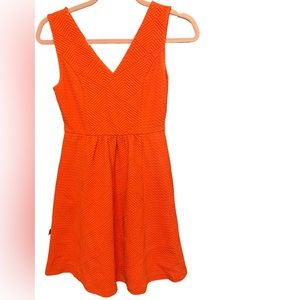 MAEVE by Anthropologie Orange/Red Mini Dress